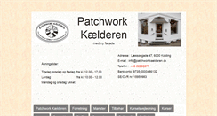 Desktop Screenshot of patchworkkaelderen.dk