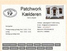 Tablet Screenshot of patchworkkaelderen.dk